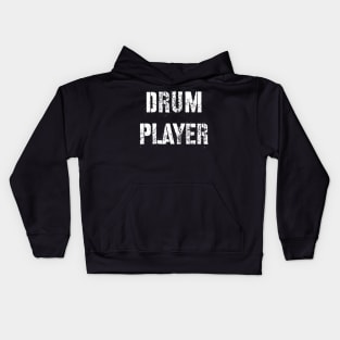 Drum Player - Cool Musician Kids Hoodie